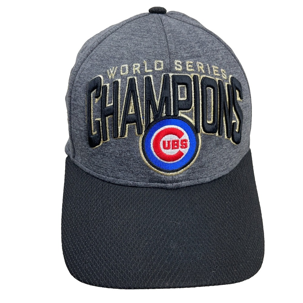 Chicago Cubs Hat Cap 2016 World Series Champions Flex Fit OSFM 39Thirty AY10